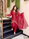 KF 403 Kalaai Fandy Satin Kurti With Bottom Dupatta 
